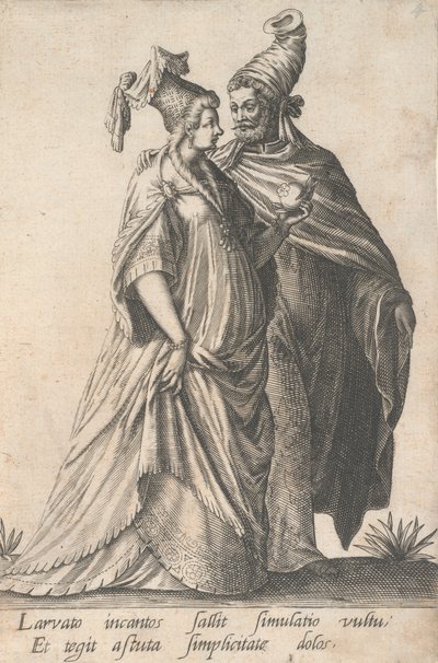 Maskeli Balolardan Gezici Çift by Robert Boissard