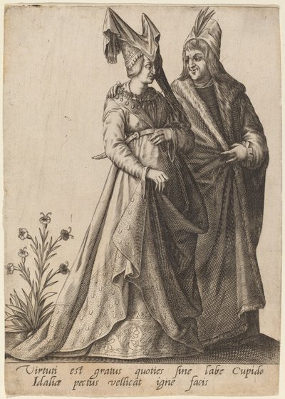 Erdem her zaman şükreder... by Robert Boissard after Jean Jacques Boissard