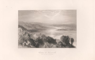 Quilleboeuf Kasabası ile Chateau de Tancarville by Robert Brandard
