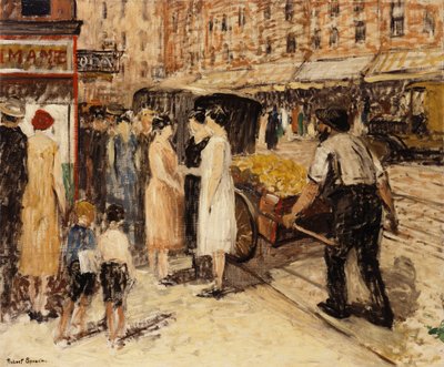 Aşağı Doğu Yakası, 1930 dolayları (tuval üzerine yağlı boya) by Robert C. Spencer