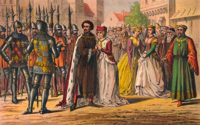 Lordum, Bolingbroke'un zihni değişti, Kule'ye değil, Pomfret'e gitmelisiniz, c1875 by Robert Charles Dudley