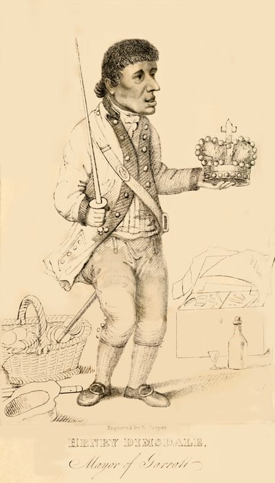Henry Dimsdale, Garratt Belediye Başkanı, 1821. by Robert Cooper