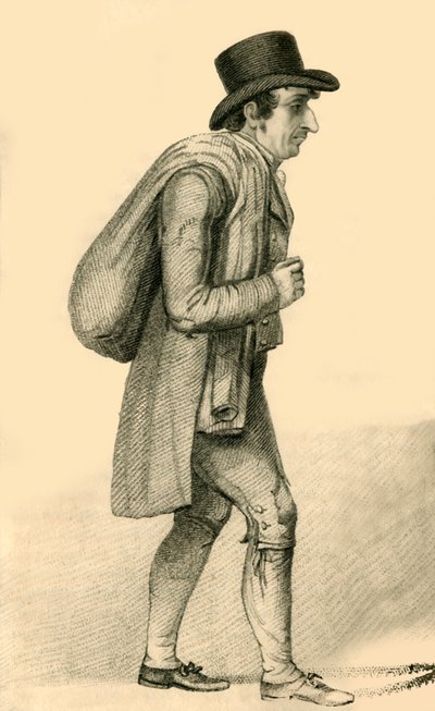 Henry Lemoine, Eksantrik Kitapçı ve Yazar, 1822. by Robert Cooper