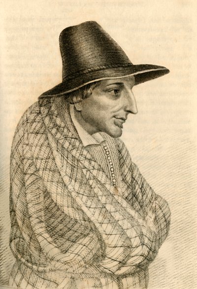 William Stevenson, 900 £ değerinde ölen kötü şöhretli bir Dilenci, 1821. by Robert Cooper