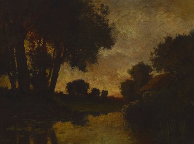 Gün batımında nehir by Robert Crannell Minor