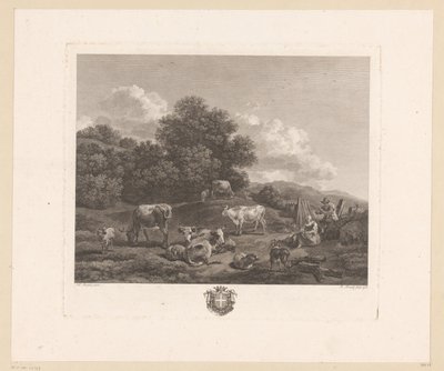 Landschap, çobanları vee