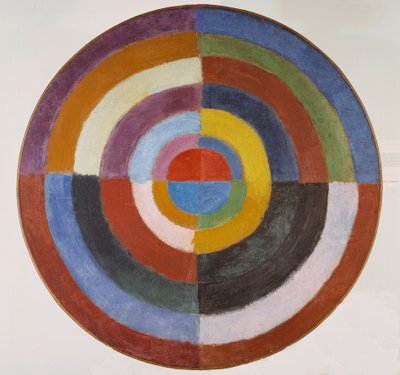 Disk İlk disk, 1912-1913. by Robert Delaunay