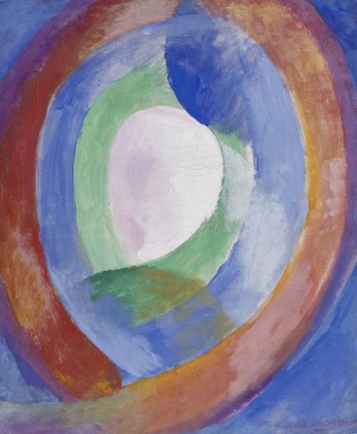 Dairesel şekiller, ay no. 1 by Robert Delaunay