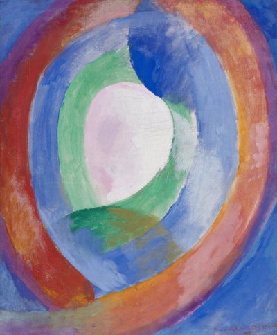 Dairesel şekiller, ay no. 1 by Robert Delaunay