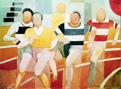 koşucular by Robert Delaunay