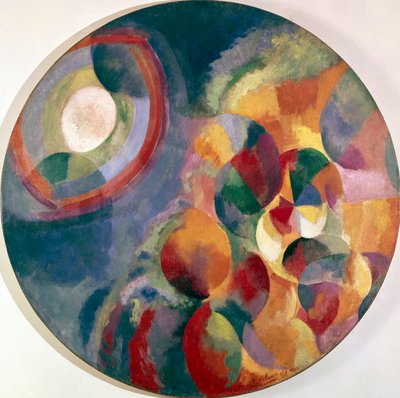 Eşzamanlı Kontrastlar: Güneş ve Ay by Robert Delaunay