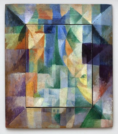 Şehirde eşzamanlı pencereler. Bölüm 1, ikinci kalıp, ilk kopya. Robert Delaunay (1885-1941), Tuval Üzerine Yağlıboya Tablo by Robert Delaunay