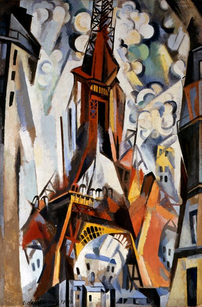 Eyfel Kulesi, 1910-1911 by Robert Delaunay