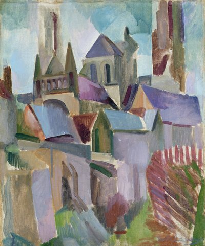 Laon Kuleleri by Robert Delaunay
