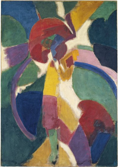 Şemsiyeli Kadın, 1913 by Robert Delaunay
