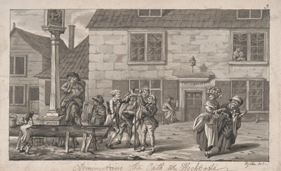 Yemini Highgate'te Yönetmek by Robert Dighton