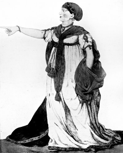 Bekle! - Pizarro - Duy beni! Her zaman adil değilse, en azından her zaman büyük ölçüde hareket edin, 1799 by Robert Dighton