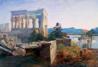 Philae, Mısır, 19. yüzyıl by Robert Dighton