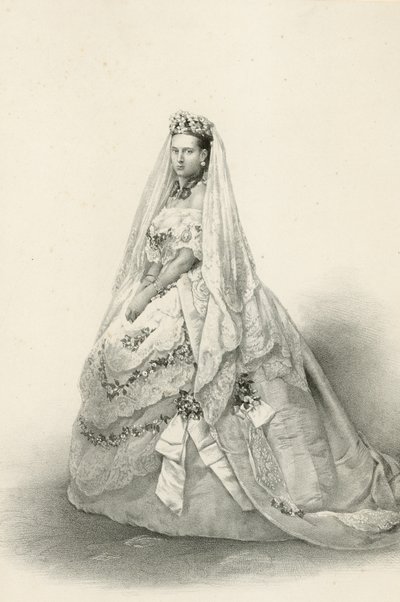 Danimarka Prensesi HRH Alexandra (chromolitho) by Robert Dudley