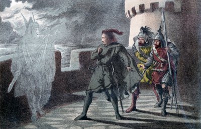 Hamlet, babasının hayaletini Elsinore Kalesi