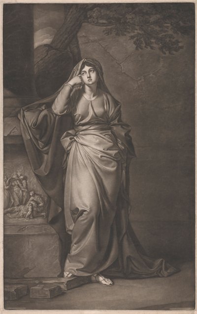 Bayan Yates, 'Il Penseroso'da 'Melankoli' rolünde by Robert Dunkarton