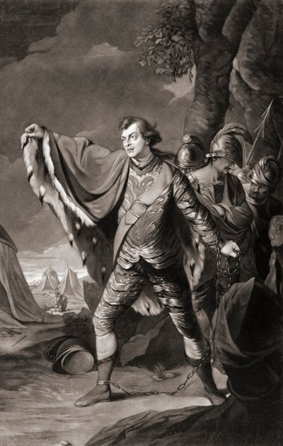 İngiliz aktör Samuel Reddish. Vesika. (Yazdır) by Robert Edge (after) Pine