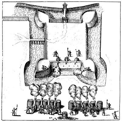 İki kozmosun tarihi, 1517-19 by Robert Fludd