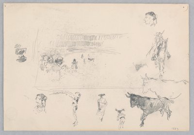 Boğa Güreşi, İspanya by Robert Frederick Blum