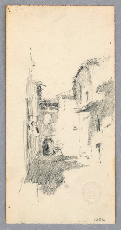 Çizim, Sokak Sahnesi, 1882 by Robert Frederick Blum