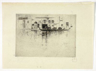 Gondol ve Venedik Sarayı by Robert Frederick Blum