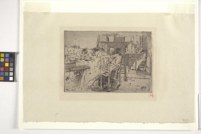 Bir Dükkanın İçi (mürekkep) by Robert Frederick Blum