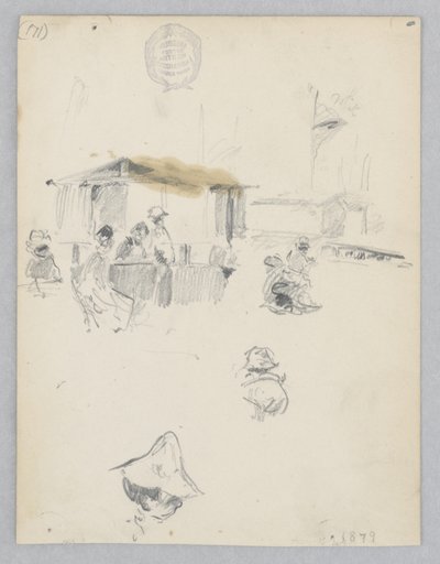 Pazar Sahnesi by Robert Frederick Blum