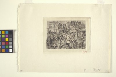 Bir Sirkte Sahne (mürekkep) by Robert Frederick Blum
