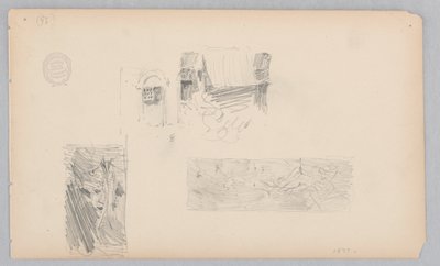 sokak sahnesi by Robert Frederick Blum