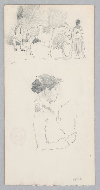 sokak sahnesi by Robert Frederick Blum