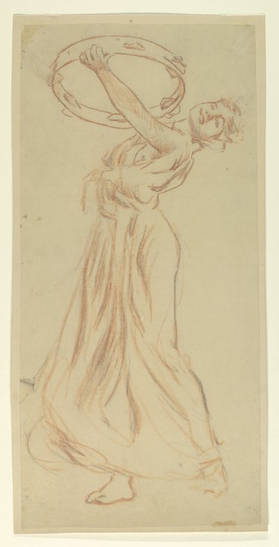 Tefli Kız Çalışması, “Vintage Festival”, Mendelssohn Glee Club, New York by Robert Frederick Blum