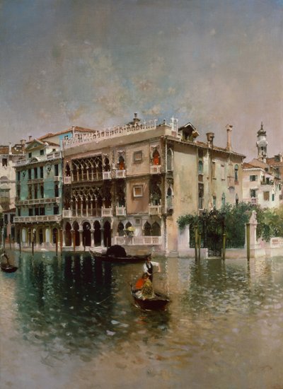 Büyük Kanal, Venedik by Robert Frederick Blum
