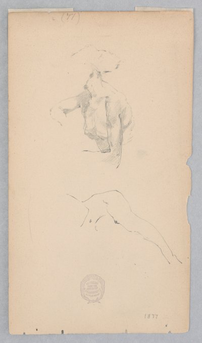Bir Kadının Çıplaklığından Sonra İki Çalışma by Robert Frederick Blum