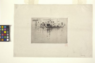 Venedik Kanalı (mürekkep) by Robert Frederick Blum