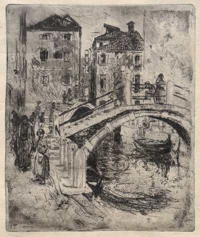 Venedik Kanalı ve Köprüleri, 1886. by Robert Frederick Blum