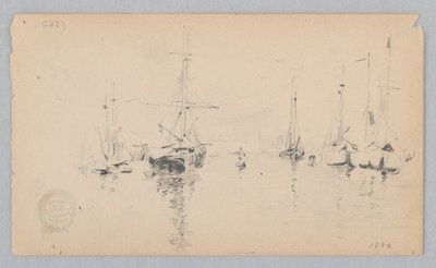 Bir Liman Görünümü by Robert Frederick Blum