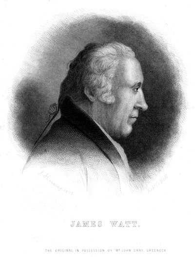 James Watt, İskoç mühendis, 19. yüzyıl by Robert G. Bell