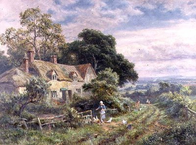 Tavukları beslemek by Robert Gallon