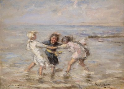 Denizde Bir Frolic (gemide petrol) by Robert Gemmell Hutchison