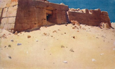 İkinci Piramidin Altındaki Mastaba, c1880, 1904 by Robert George Talbot Kelly