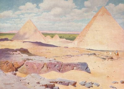 Çölden Gize Piramitleri, c1880, 1904 by Robert George Talbot Kelly