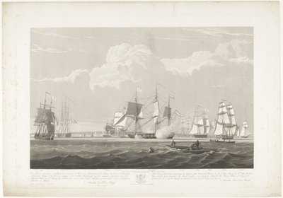 On İki Hollandalı Tüccar Gemisinin Portsmouth Limanından Ayrılışı, 1833 (Levha 3) Ambargodan taburcu edilen 12 Nederlandsche Koopvaardy Gemisinin 2.d Haziran 1833