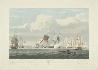 On İki Hollandalı Tüccar Gemisinin Portsmouth Limanından Ayrılışı, 1833 (Levha 3) Ambargodan taburcu edilen 12 Nederlandsche Koopvaardy Gemisinin 2.d Haziran 1833