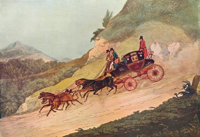 Kraliyet Posta Arabası, 19. yüzyıl, 1907 by Robert Havell