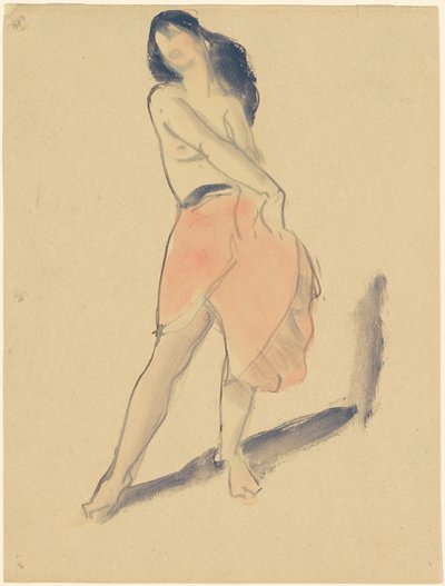 Kırmızı Etekli Dansçı, No. 2 by Robert Henri